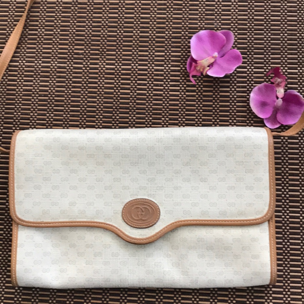 Gucci Vintage Leather Shoulder/ Clutch Bag